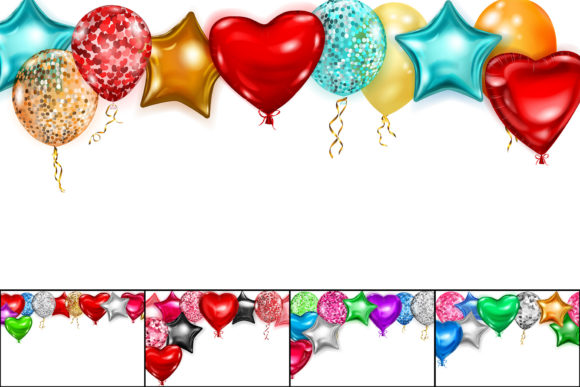Download Illustrations with Helium Balloons - Helium balloons Collection