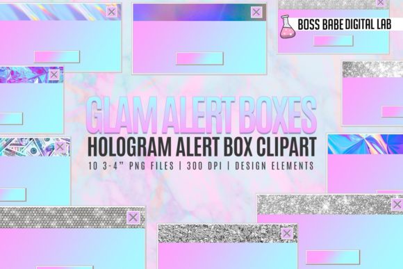 Download Hologram Glam Alert Message Pack - Message Collection