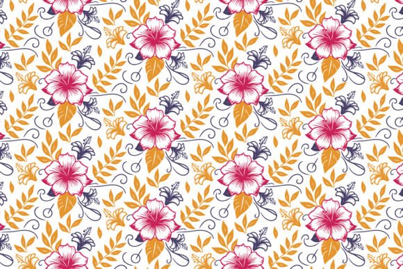 Download Seamless Cotton Flower Pattern - Premium Resources