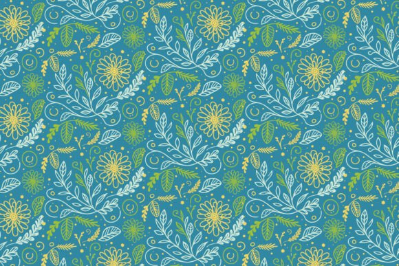 Download Abstract Seamless Flower Pattern - Premium Resources