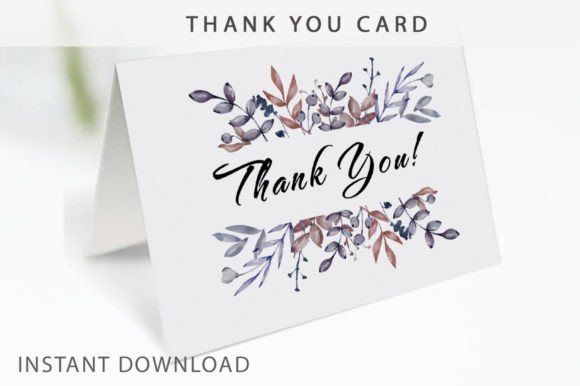 Download Printable Floral Thank You Cards - Printable floral Collection
